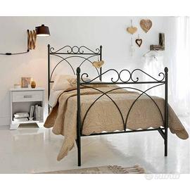 Letto singolo in ferro