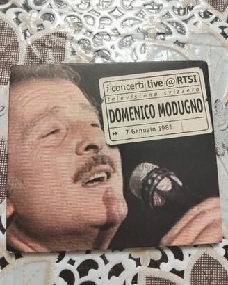 Cd Domenico Modugno, 
I concerti live RTSI, 1981