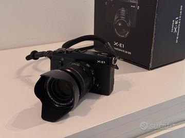 FujiFilm X-E1 nera + Fujinon 18-55 mm