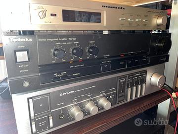 Lotto Hi-Fi Vintage: Amplificatori e timer