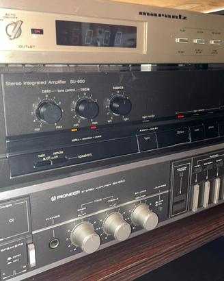 Lotto Hi-Fi Vintage: Amplificatori e timer