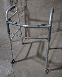 Deambulatore Pieghevole Regolabile in Alluminio