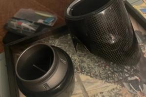 Ferrari bocchete aria originale fibra carbonio