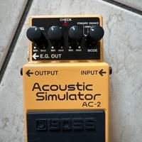 Boss ac-2 acoustic simulator