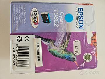 cartuccia Cyan T0802 EPSON