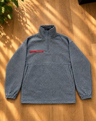 Felpa Prada grigia uomo taglia L – vintage premium