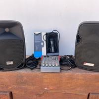 Piccolo impianto per karaoke
