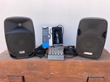 Piccolo impianto per karaoke