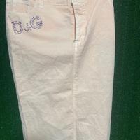 Gonna Estiva Rosa Dolce E Gabbana Con Logo Ricamat