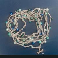 collana multifilo uncinetto 