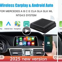 CarPlay wireless Mercedes Ntg 4.5 ABCE CLA GLA GLK