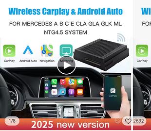CarPlay wireless Mercedes Ntg 4.5 ABCE CLA GLA GLK