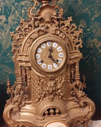 set orologio e candelabri 