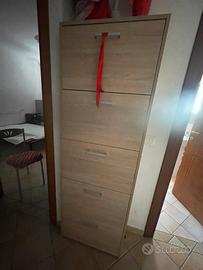 Scarpiera con 5  ribalte  grandi