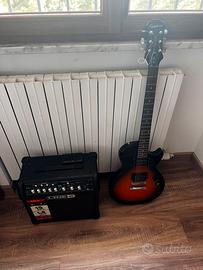 Chitarra elettrica epiphone amplificatore