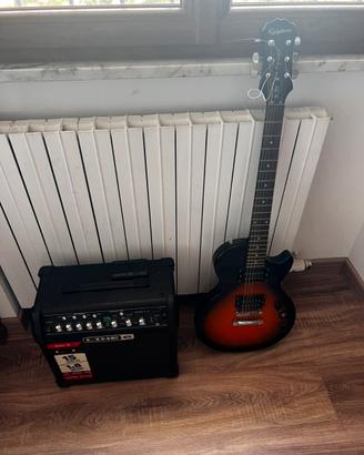 Chitarra elettrica epiphone amplificatore