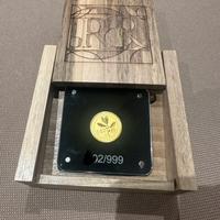 Moneta oro la Riedizione della lira - 1/4 oz  2025