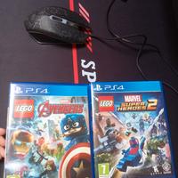  2 Giochi PS4  LEGO MARVEL AVENGERS 
