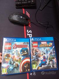  2 Giochi PS4  LEGO MARVEL AVENGERS 
