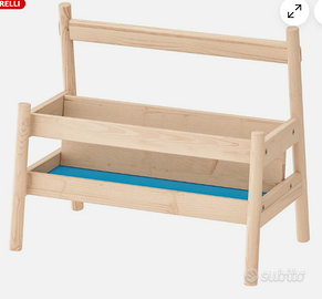 libreria espositore libri ikea flisat