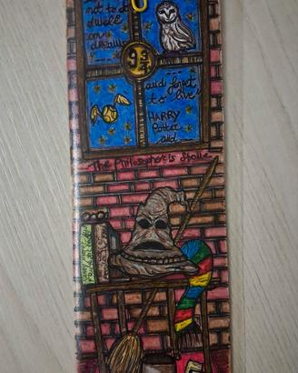 segnalibro arte maxi tema Harry Potter originale 