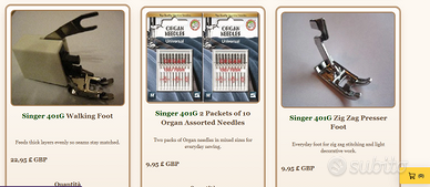 Macchina da cucire Singer vintage funzionante con