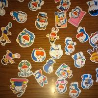 tanti adesivi doraemon cartone animato