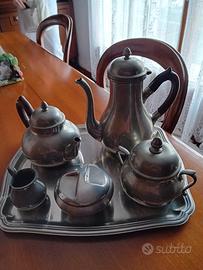 Servizio the/caffe in peltro