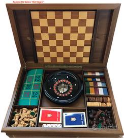 Scatola da gioco in radica