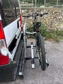 PORTABICI GIREVOLE PER CAMPER VAN