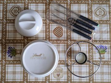 Set per fonduta al cioccolato Lindt