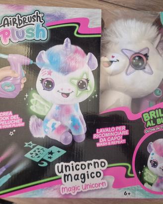 Airbrush Plush Magico Unicorno