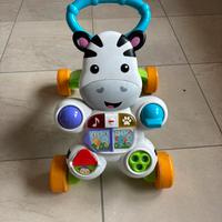 Fisher-Price Zebra Primi Passi Spingibile
