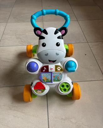 Fisher-Price Zebra Primi Passi Spingibile