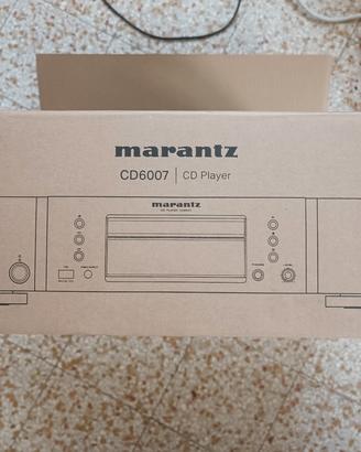 Marantz CD 6007 nero - nuovo mai acceso 