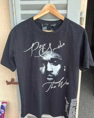 Tshirt Vlone x Pop Smoke, taglia M (fit oversize)