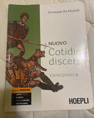 cotidie discere Giuseppe De Michele eserciziario 1
