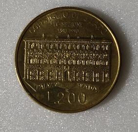 Moneta 200 lire Consiglio di Stato