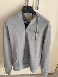 Felpa Esercito con Zip L