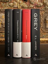 Cinquanta sfumature libri, completa + Grey