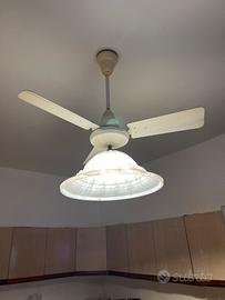Ventilatore da soffitto con lampadario