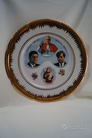 piatto decorativo commemorativo Papa Giovanni XXII