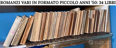 34 romanzi in formato piccolo, edizioni anni '50