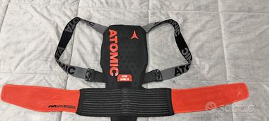 Paraschiena Atomic junior taglia M