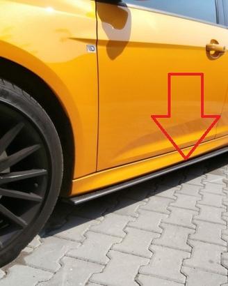 Coppia diffusori minigonne laterali per Ford Focus