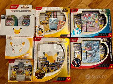 Pokemon 30 anniversario - Lotto completo sigillato