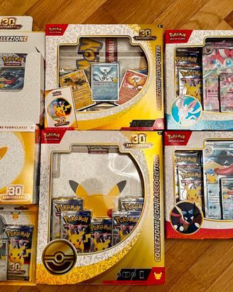 Pokemon 30 anniversario - Lotto completo sigillato