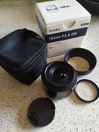 Sigma 19mm 2.8 DN art olymnpus e panasonic m43