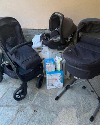 Trio Inglesina Aprica XT, box, passeggino, ovetto 