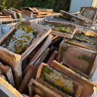 Coppi e tegole romane vecchie